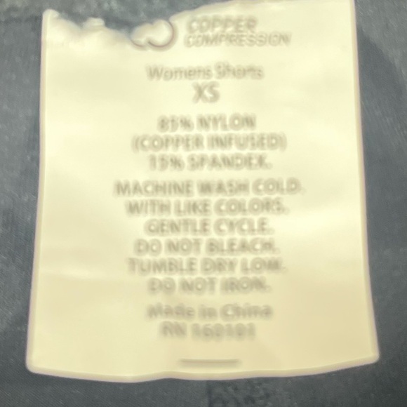 COPPER COMPRESSION Bike Shorts Size Small - Picture 2 of 5